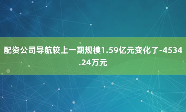 配资公司导航较上一期规模1.59亿元变化了-4534.24万元